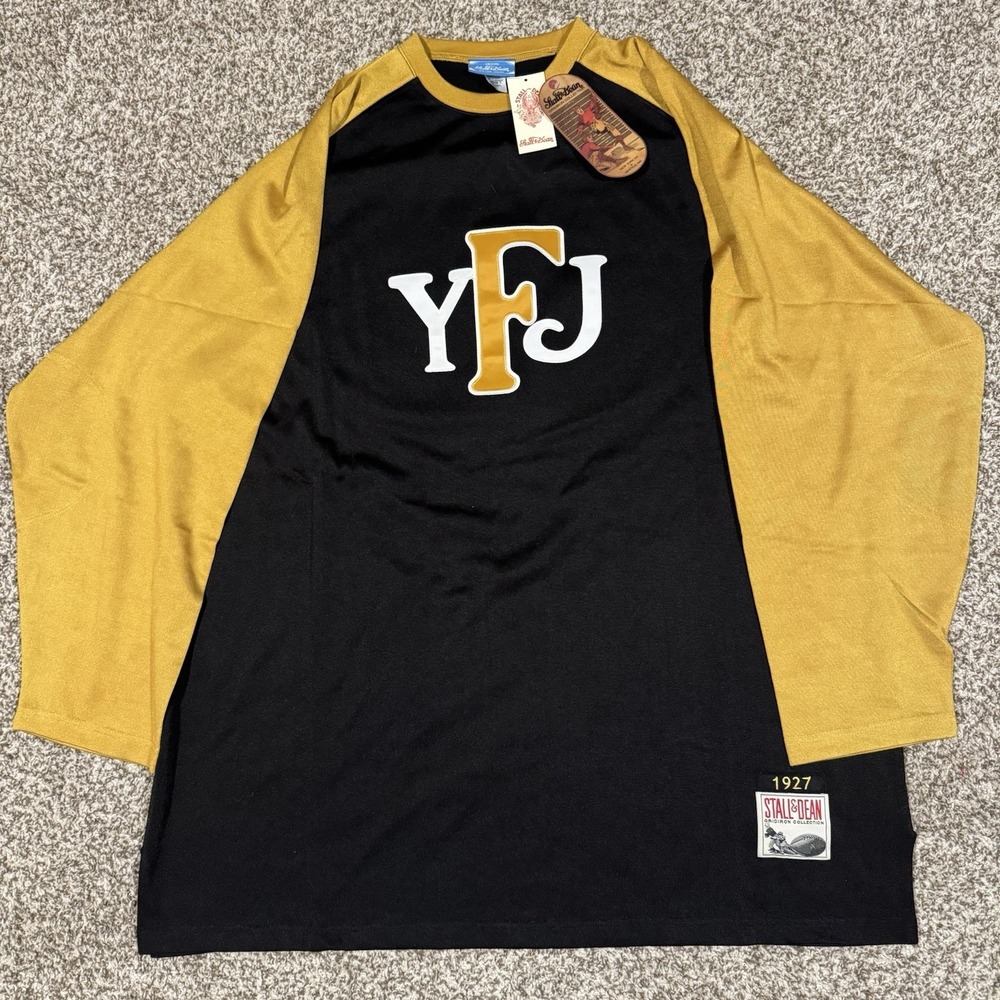 MENS STALL & DEAN 1927 NFL FRANKFORD YELLOW JACKETS JERSEY NWT 5XL Hard To Find!